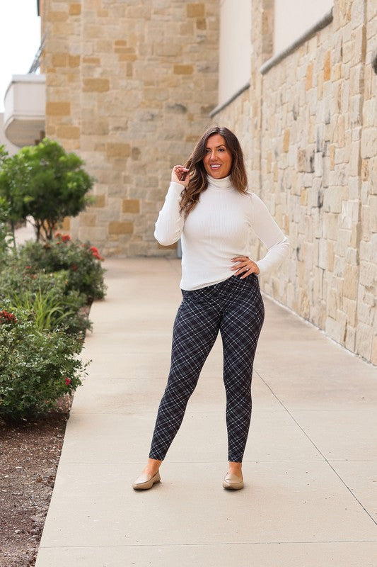 The Jillian Plaid Leggings