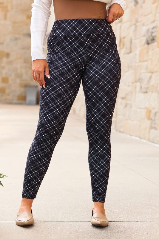 The Jillian Plaid Leggings