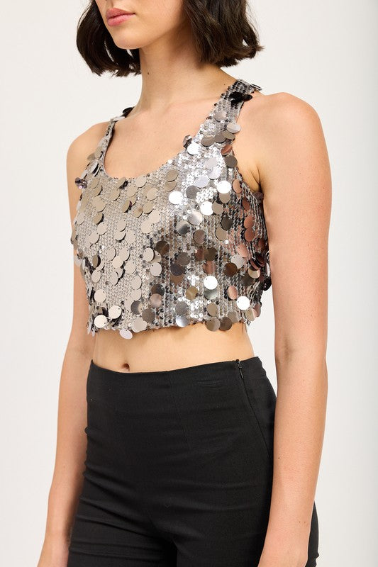 Sequin Racer Back Top - Emory Park