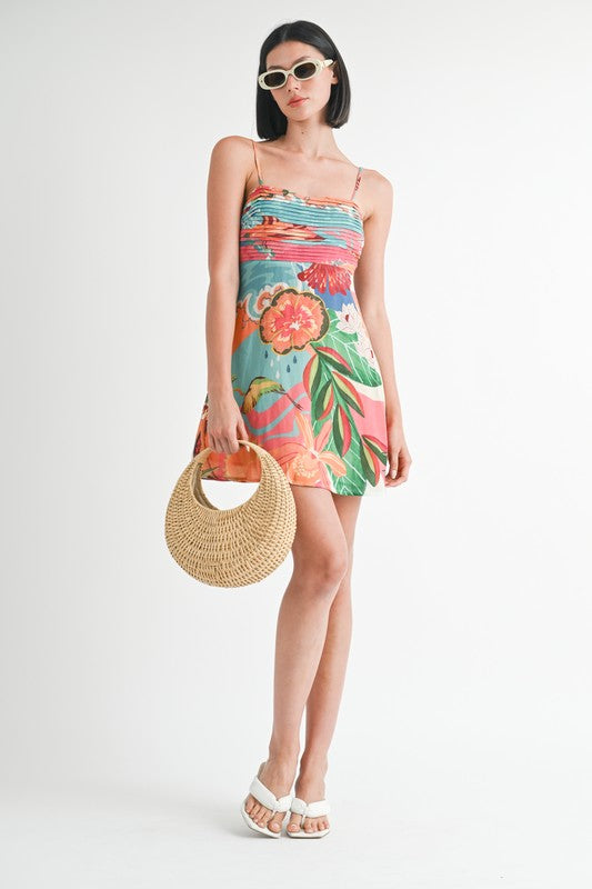 A-Line Sleeveless Mini Dress - Emory Park