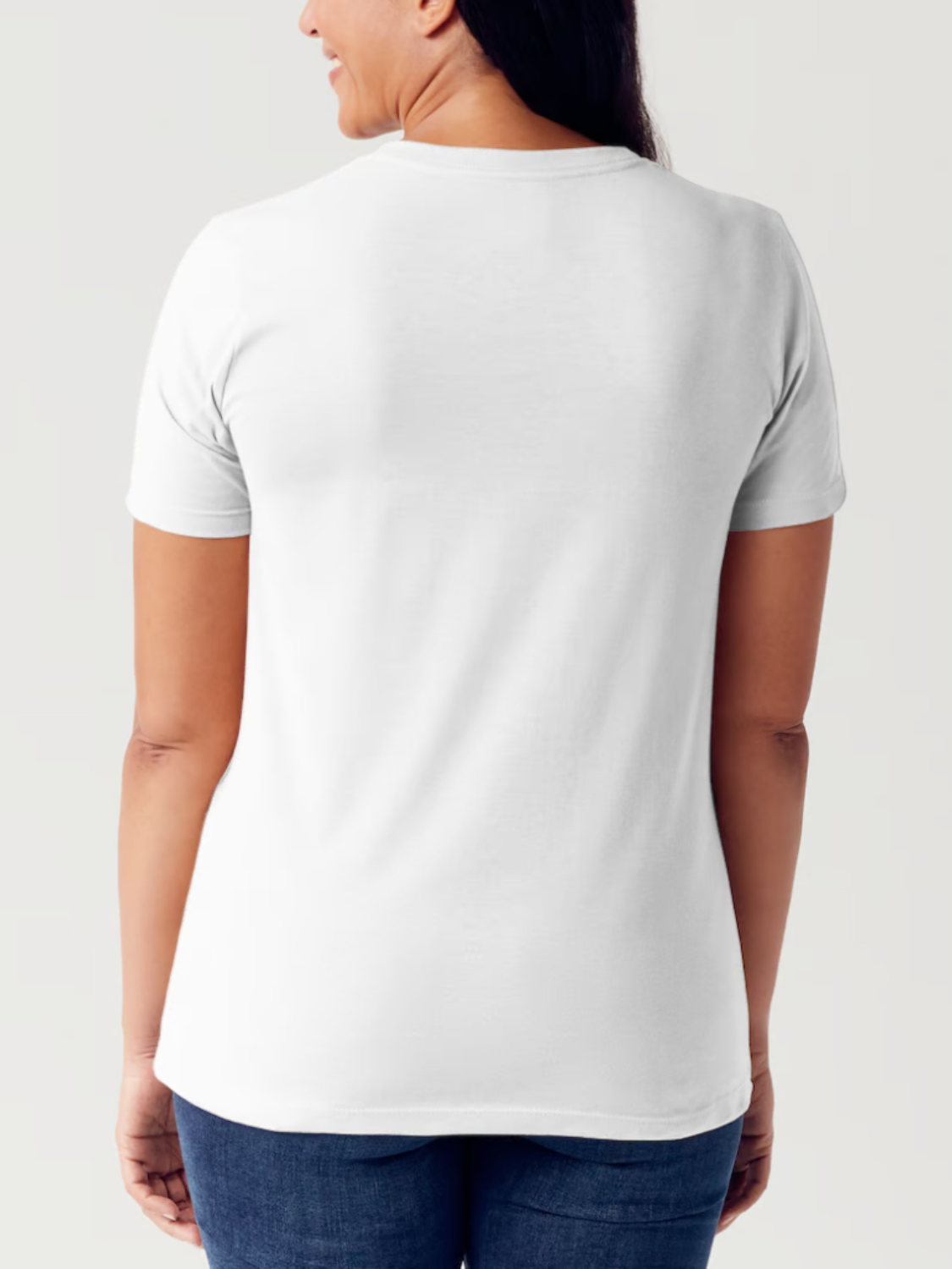 VERY SIMPLE VERY CUTESY Letter Graphic Short Sleeve Tubular T-Shirt