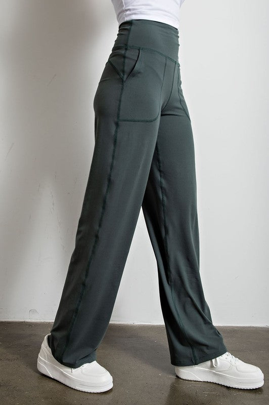 Butter Straight Leg Pants - Rae Mode