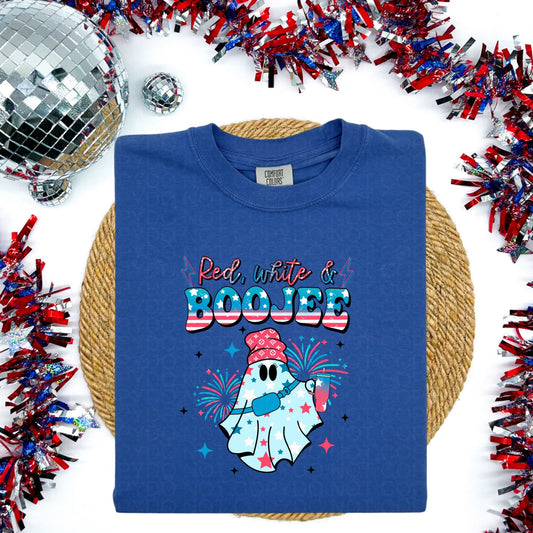 Red, White, and Boojee Comfort Colors T-shirt