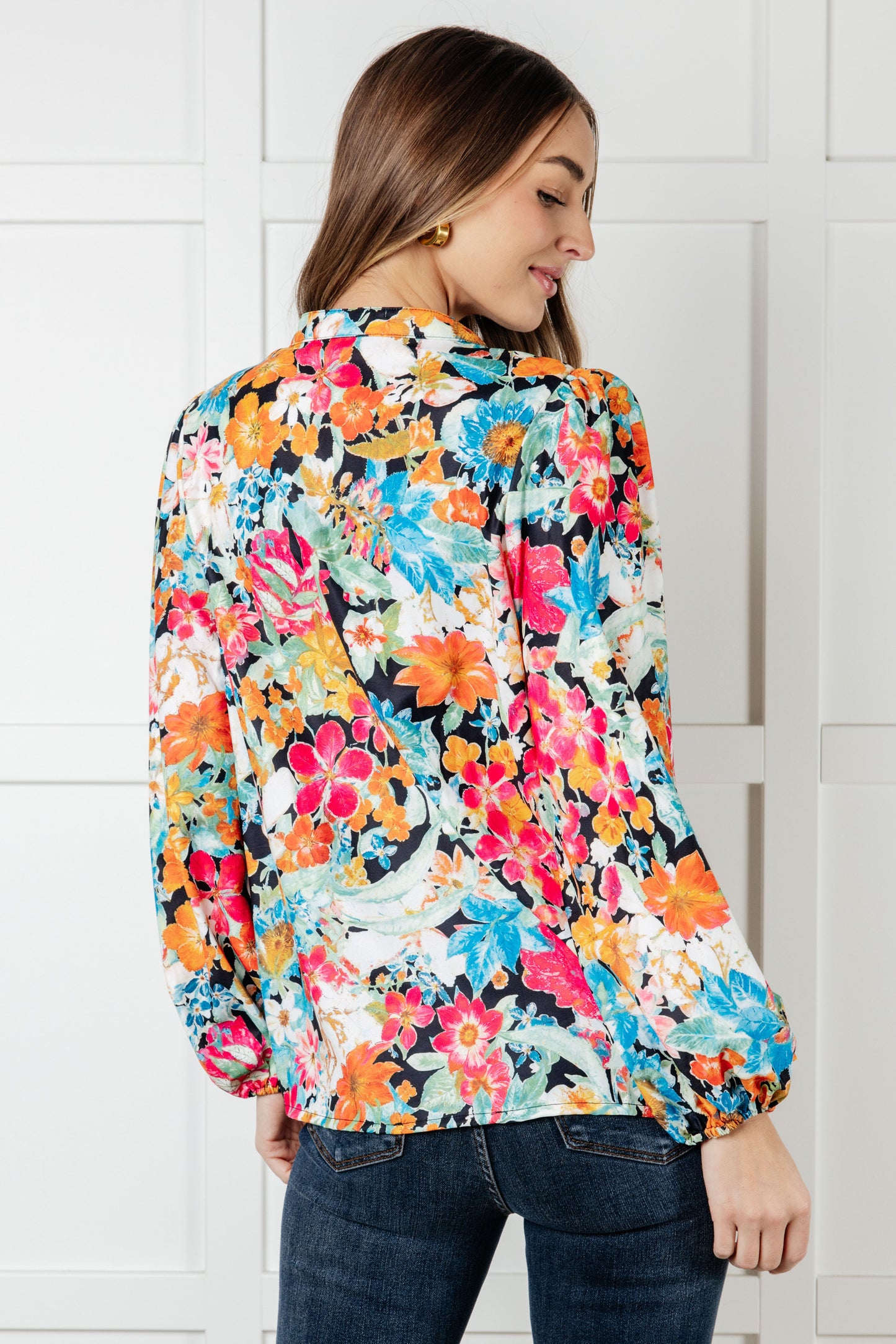 Carry Me Away Floral Peplum Blousev - One Eleven North