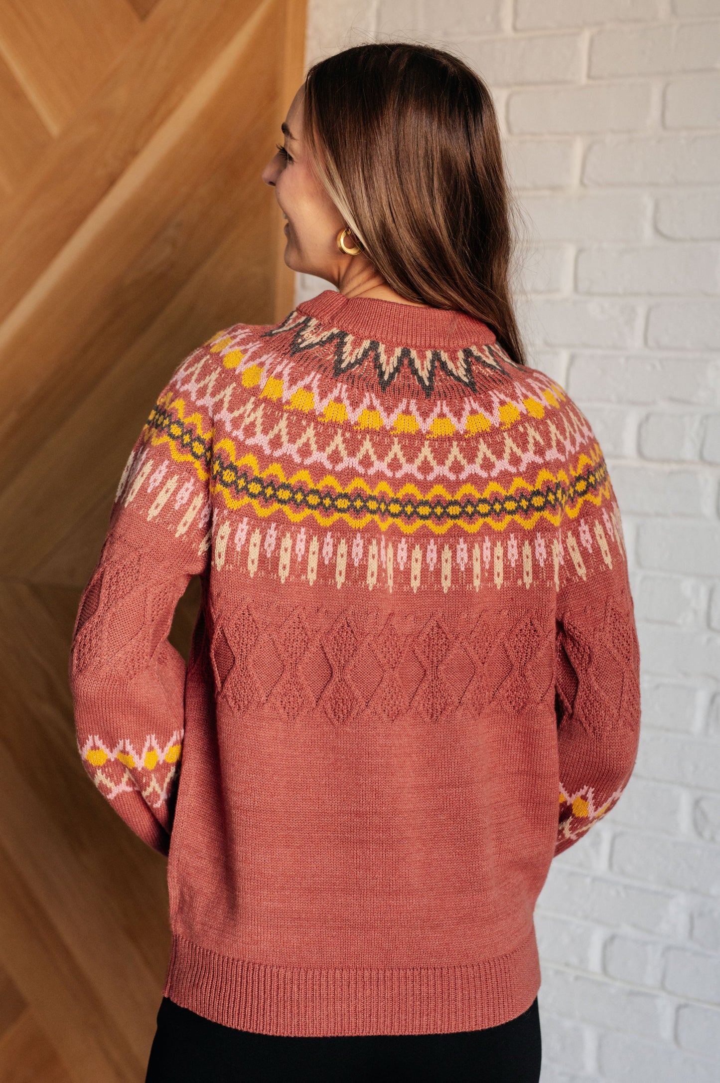 Cozy Chalet Fair Isle Sweater - Andree By Unit