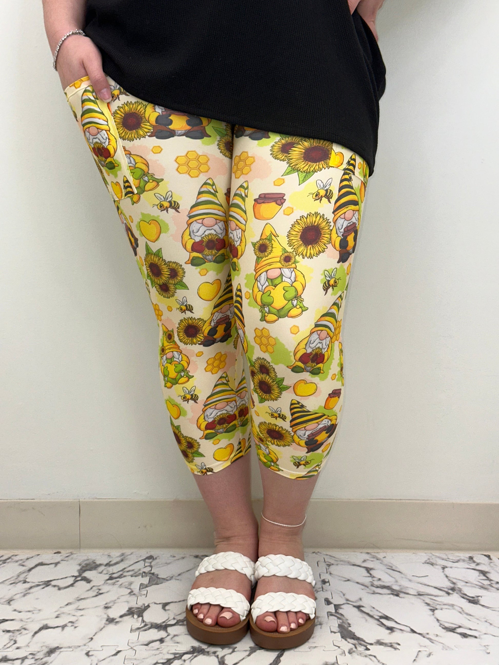 Honey Gnome Capri w/ Pockets