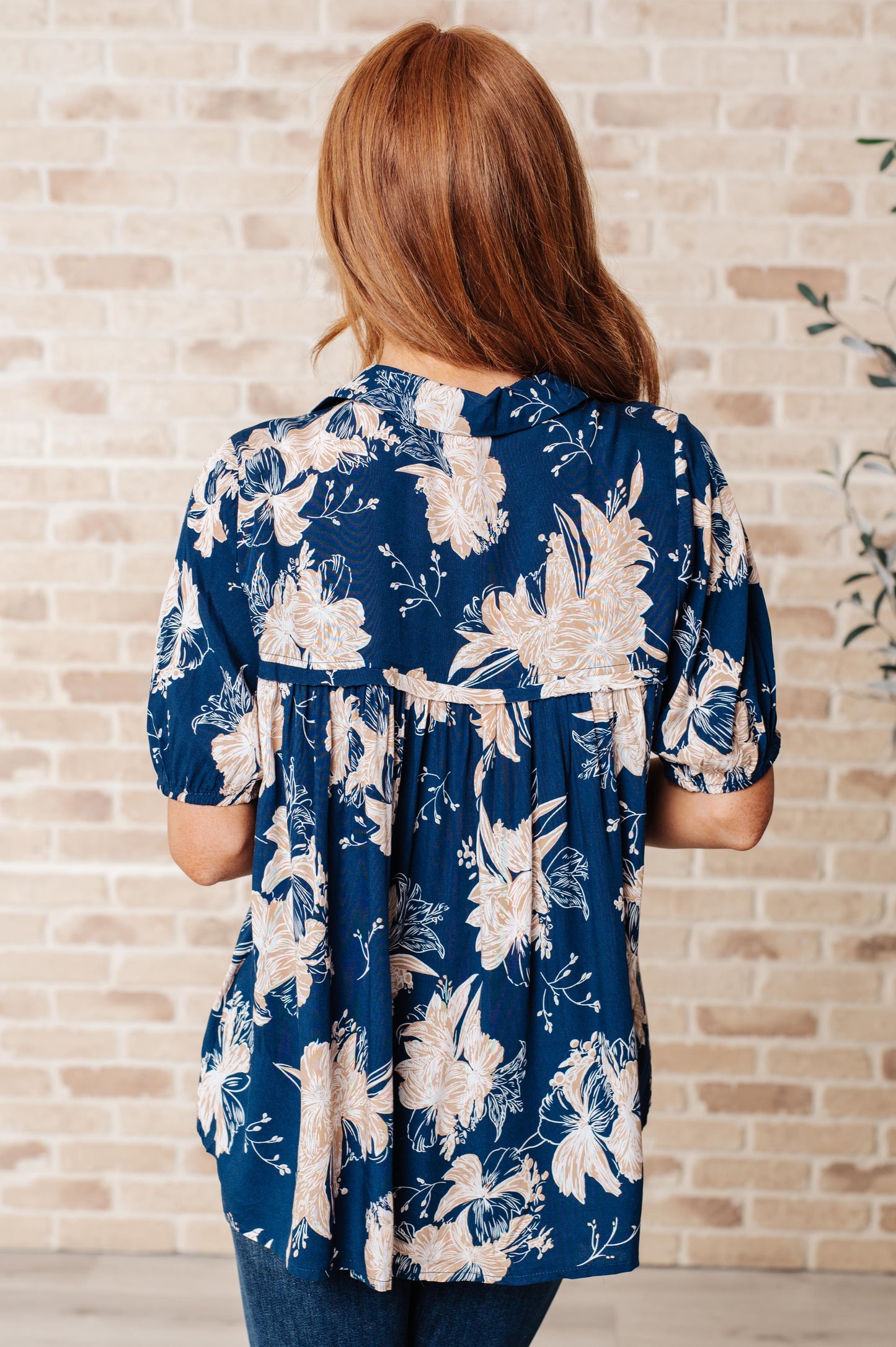 Just Coasting Floral Blouse - Jodifl