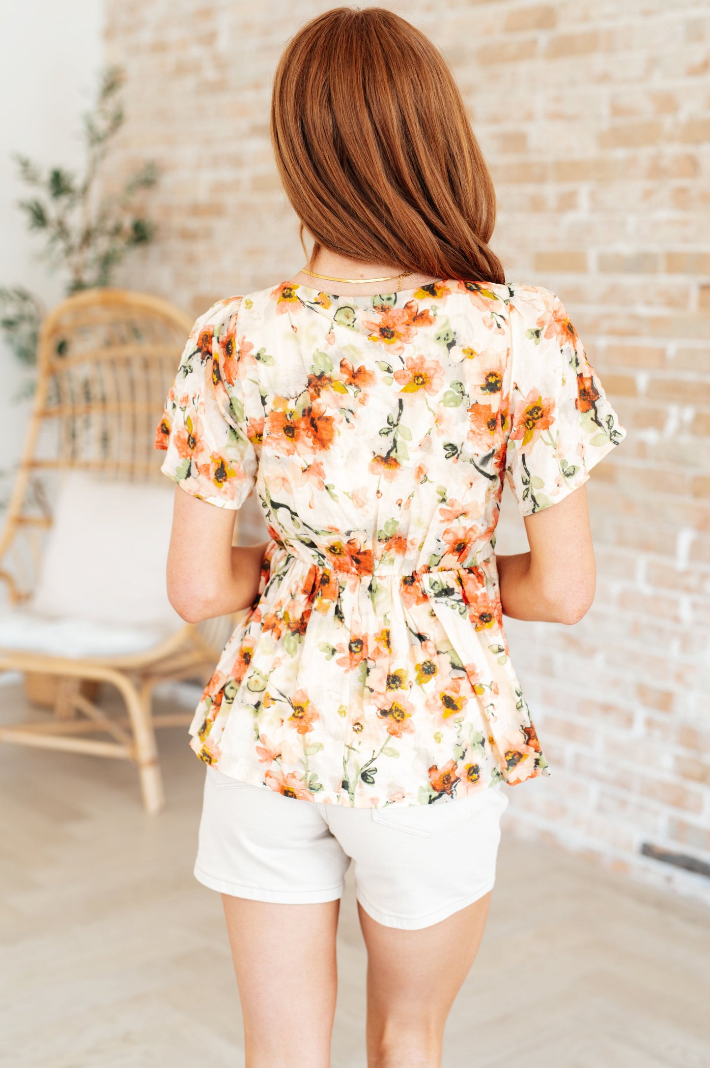 Magic Dance Square Neck Floral Blouse - Polagram