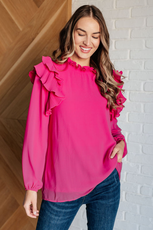 My Good Graces Ruffled Top - Jodifl