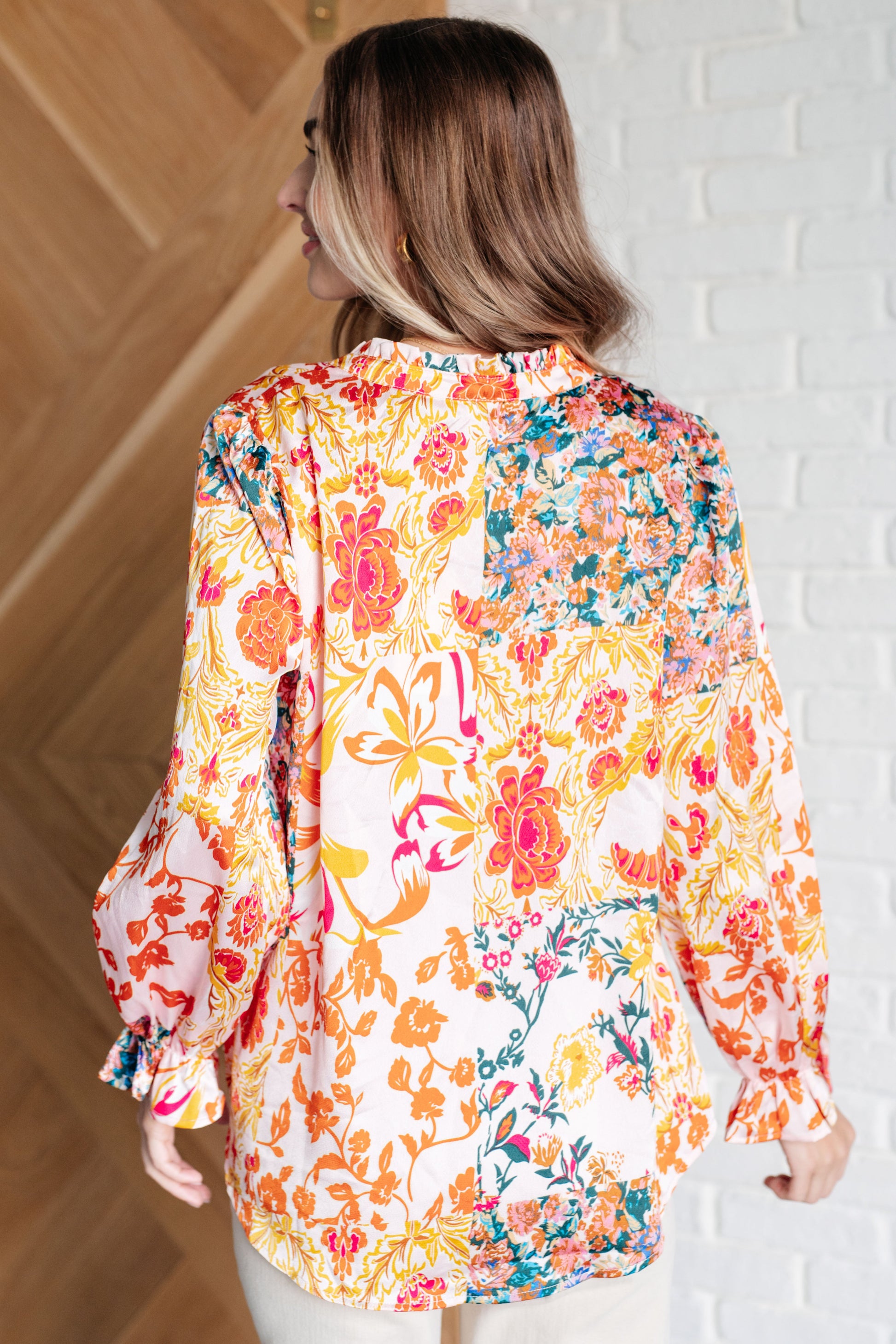 New Romantics Balloon Sleeve Boho Blouse - Jodifl