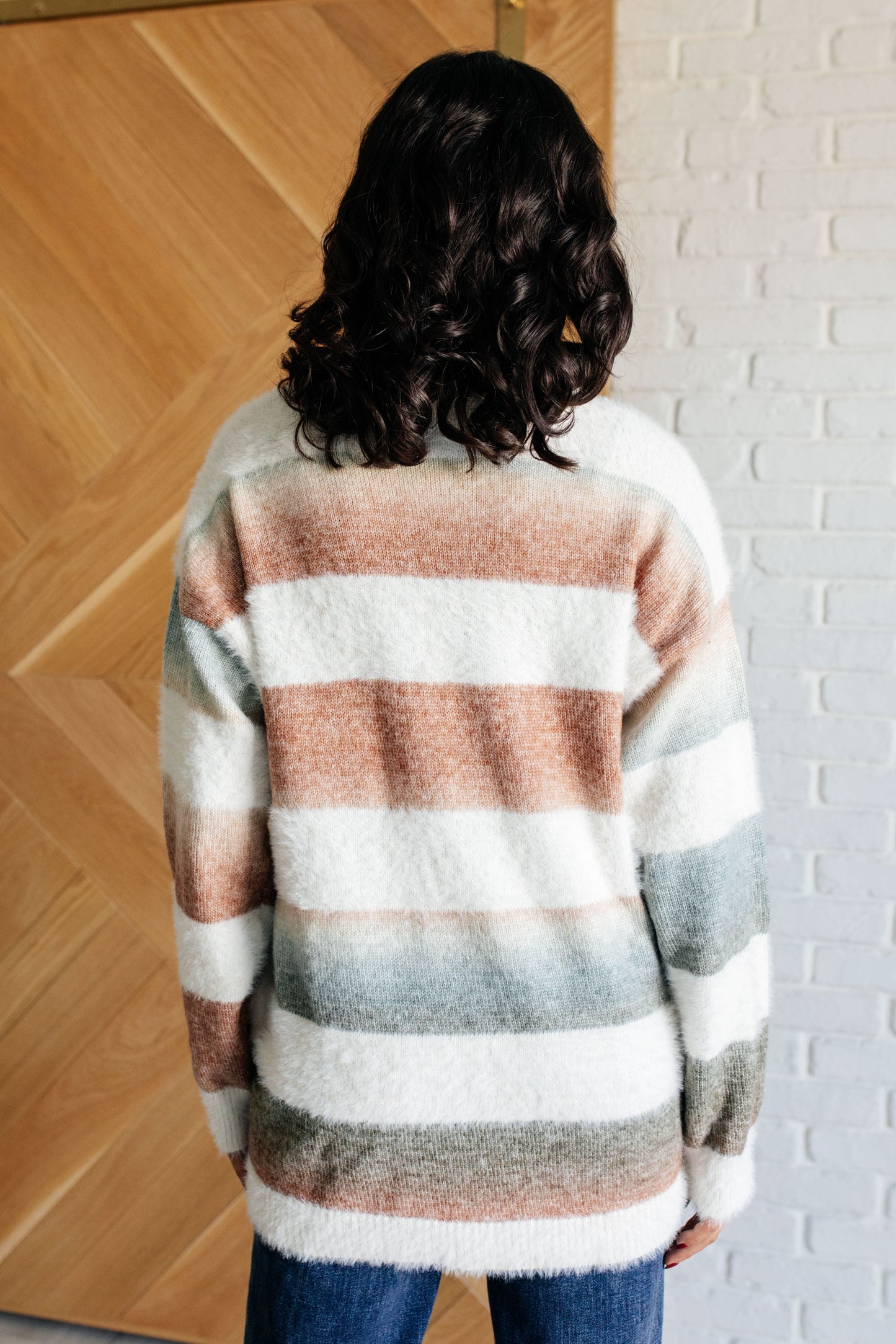 Ombre Feelings Striped Cardigan - Haptics