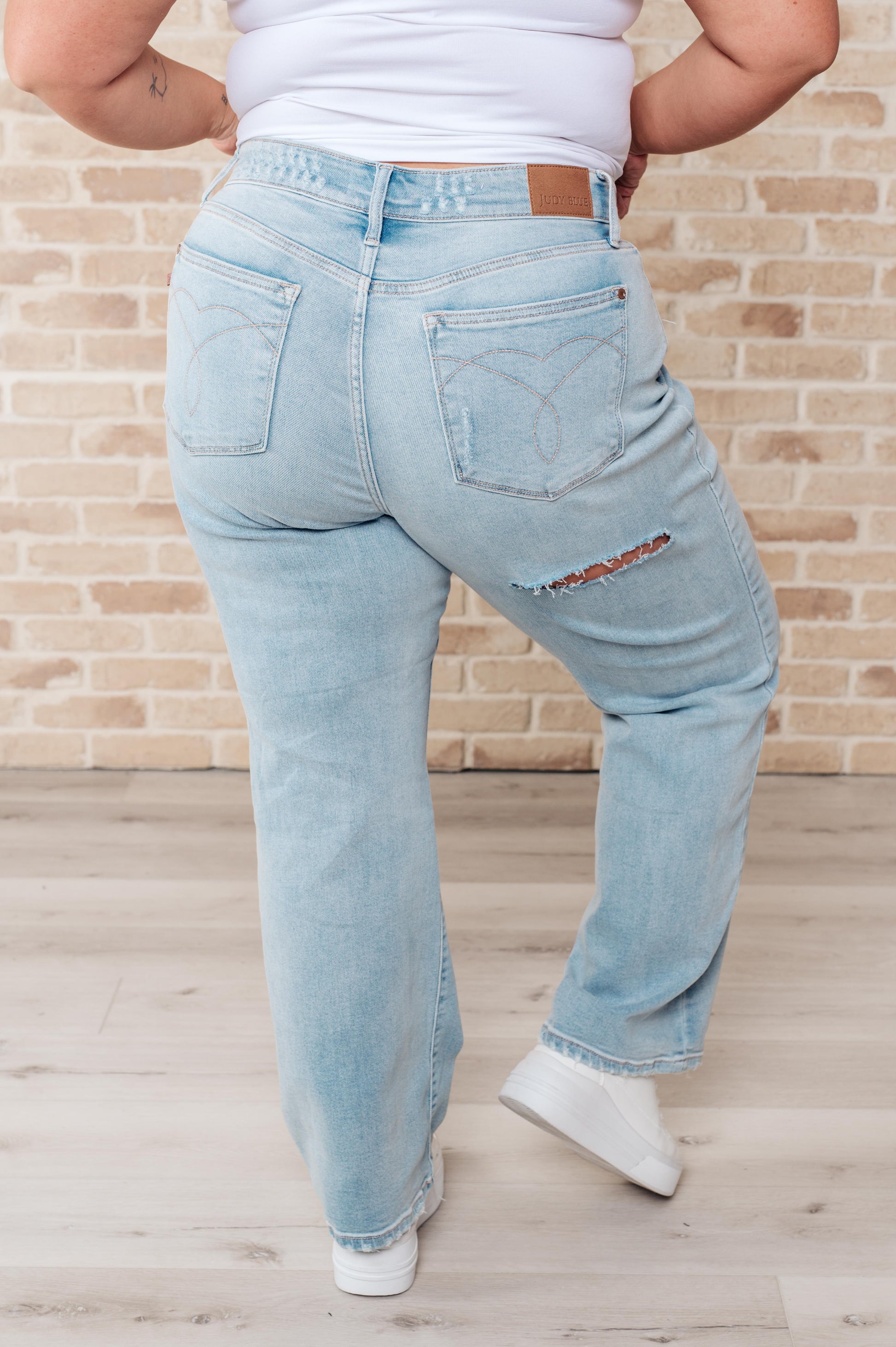 Parker High Rise 90's Straight Jeans - Judy Blue