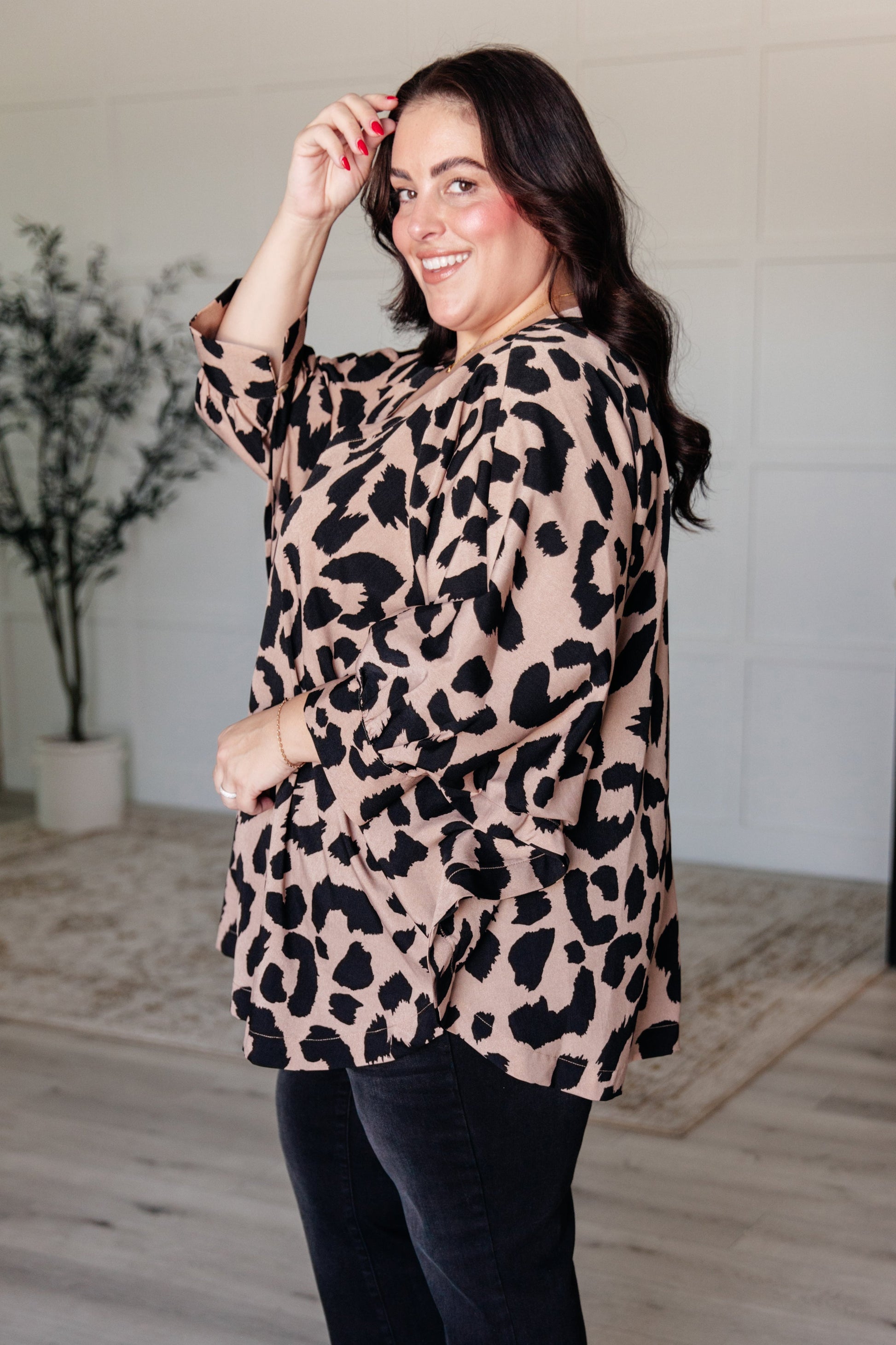 She's Got Eyes of Gold Batwing Blouse - Jodifl