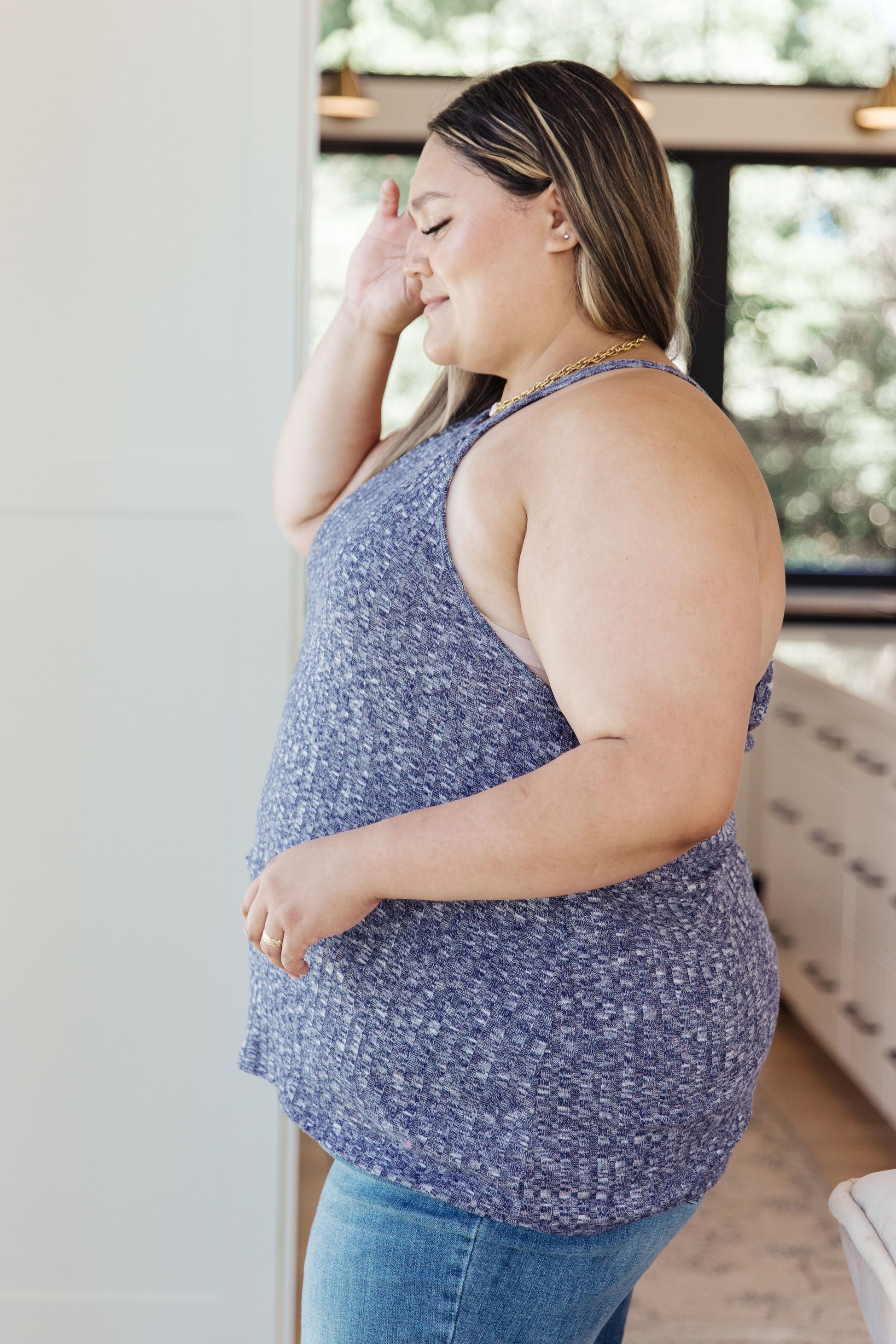 Small Talk Ribbed Halter Top - Haptics