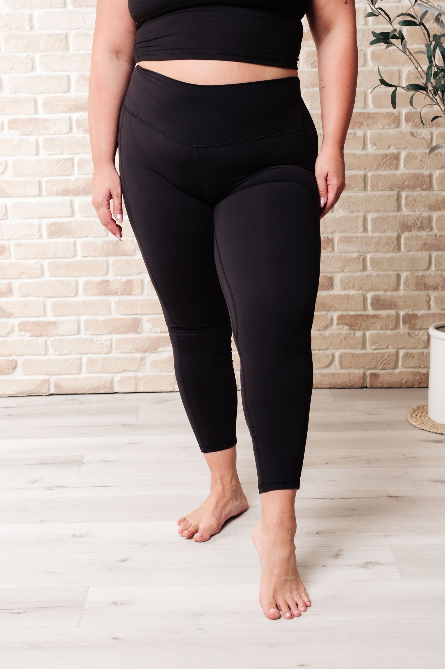 Somewhere to Start Leggings in Black - Rae Mode