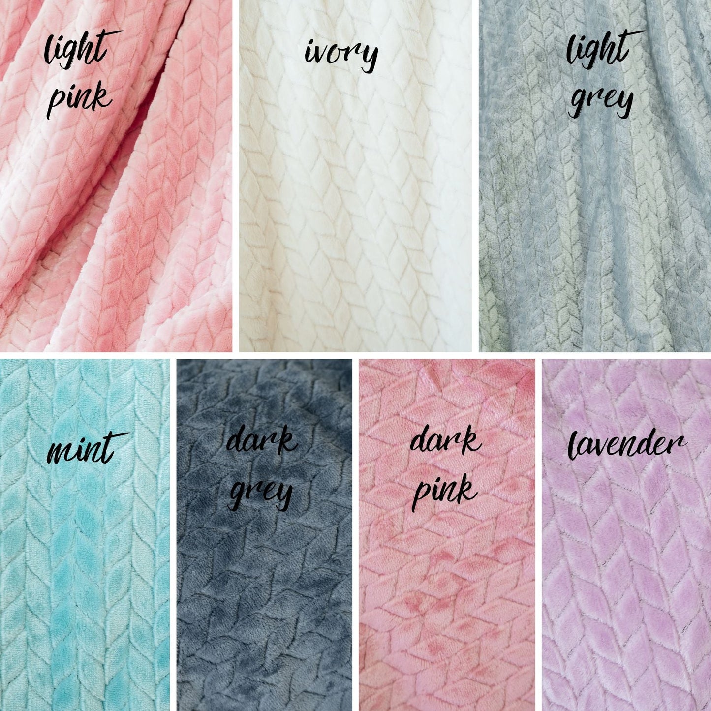 Emerson Blanket (Family Cuddle Size) in Seven Colors