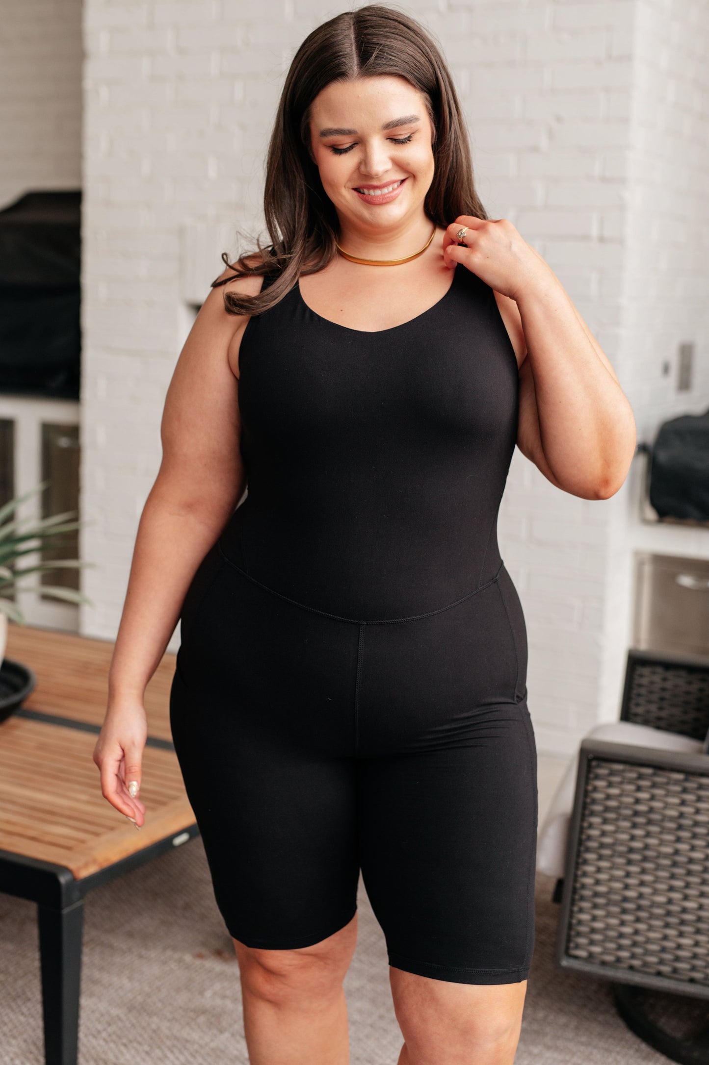 Sun Salutations Body Suit in Black - Rae Mode