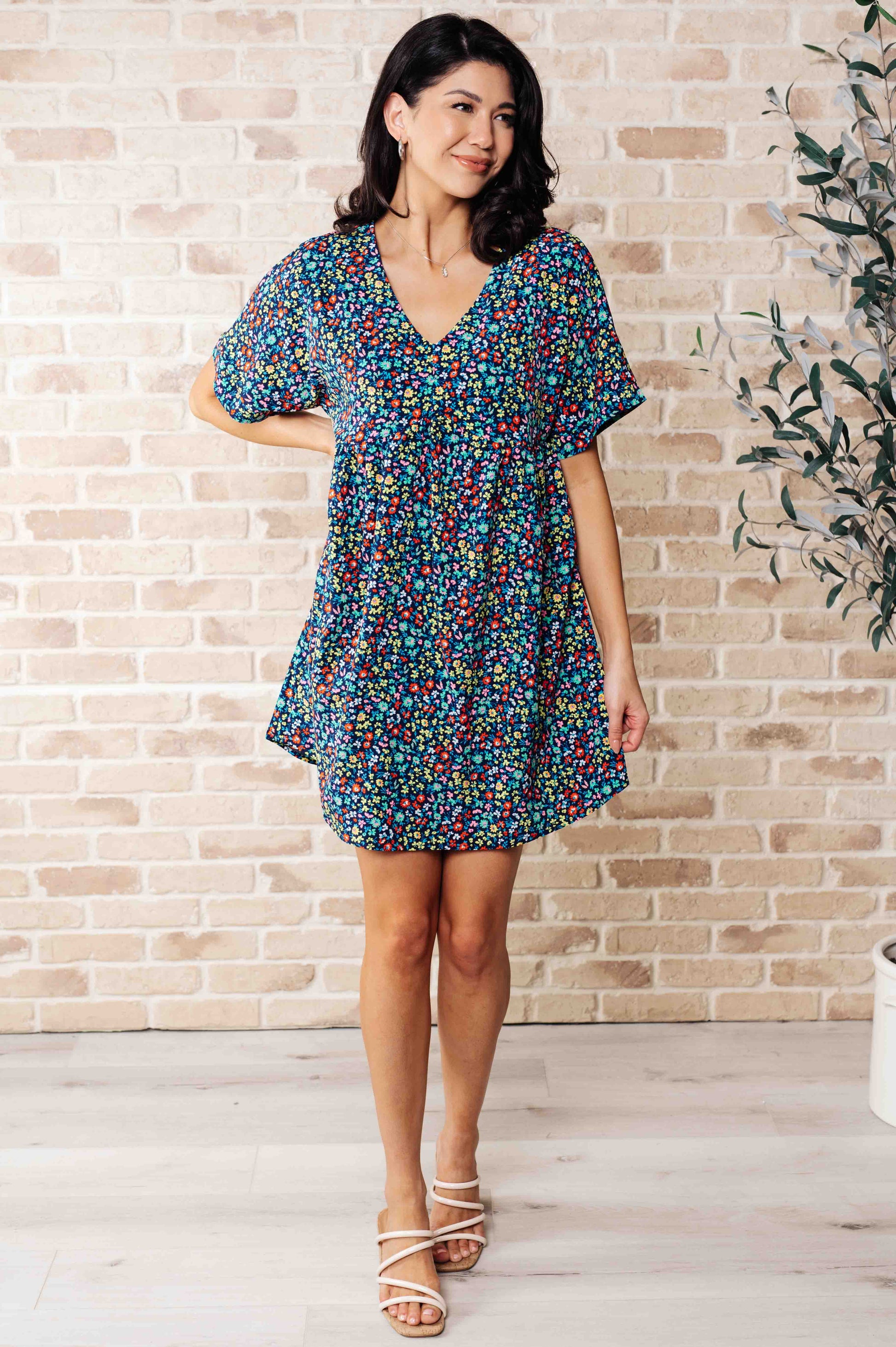 What's the Hurry About? Floral Dress - Emily Wonder