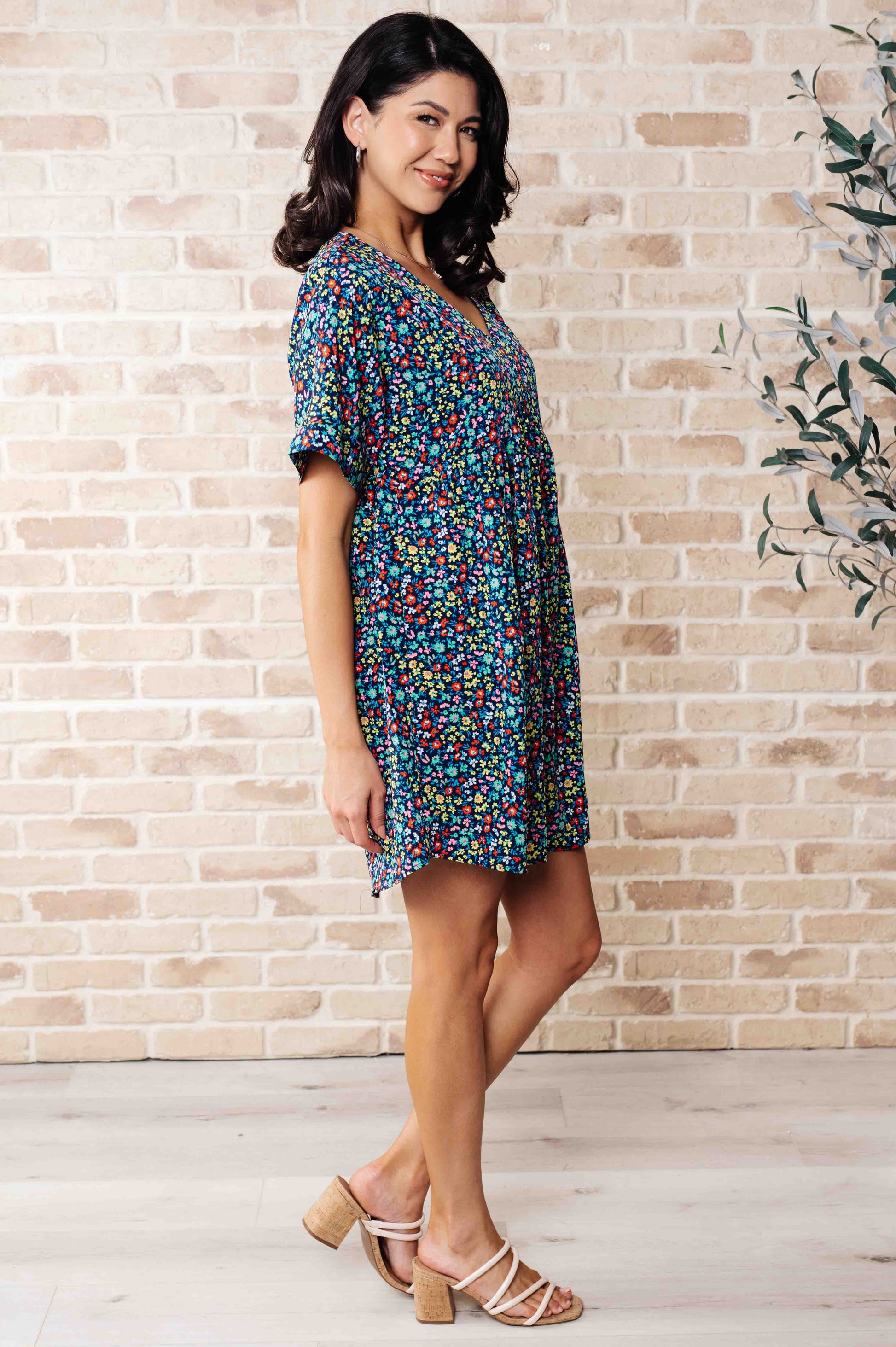 What's the Hurry About? Floral Dress - Emily Wonder