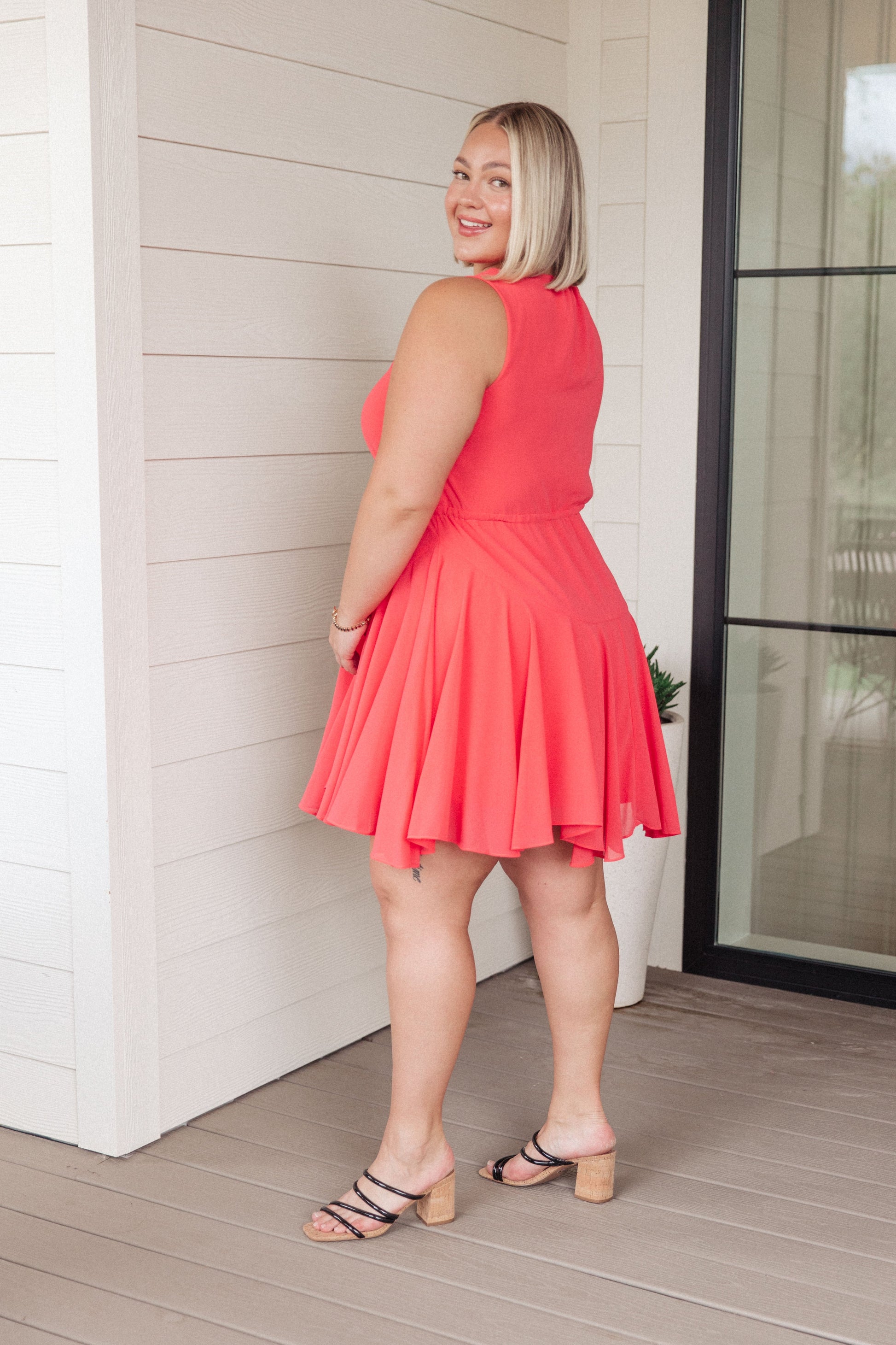 Worth the Wait V-Neck Dress - 143 Story