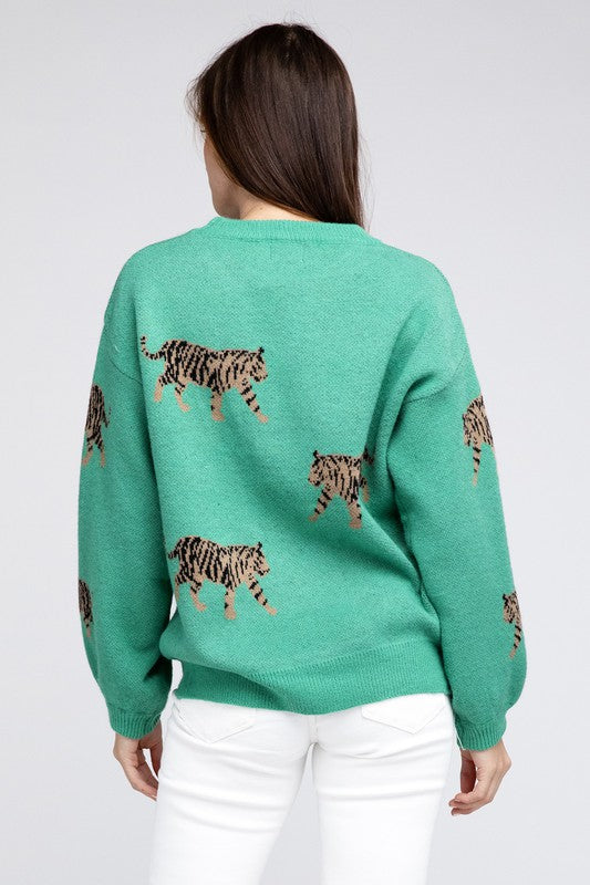 Tiger Pattern Sweater - BiBi