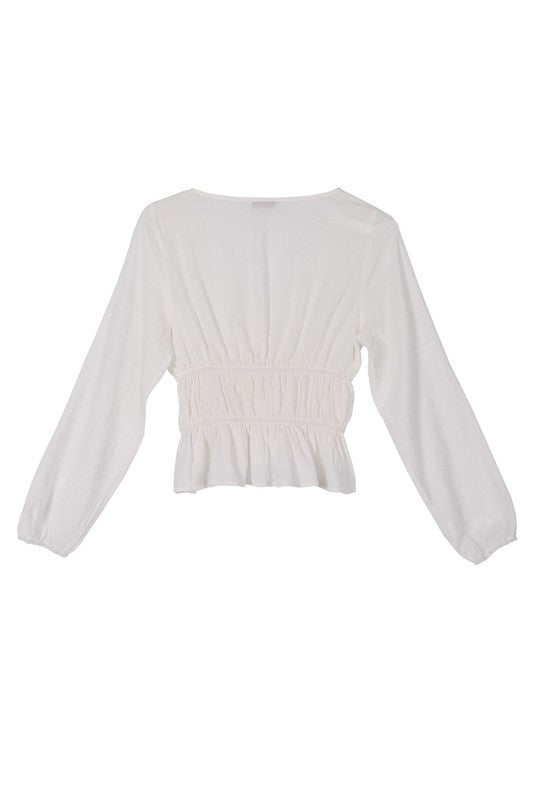 LS Sheer Lace Top - Lilou