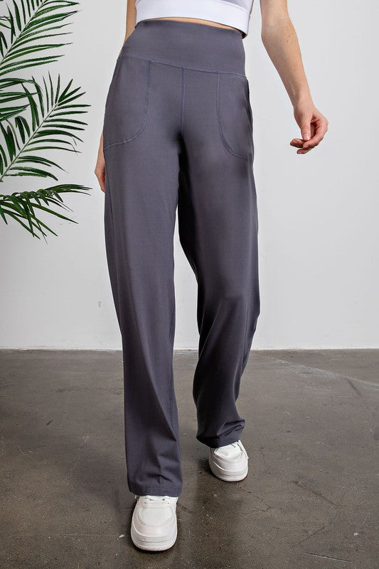 Butter Straight Leg Pants - Rae Mode