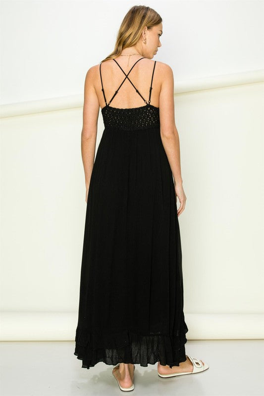 In Love Bustier Lace Maxi Dress - HYFVE