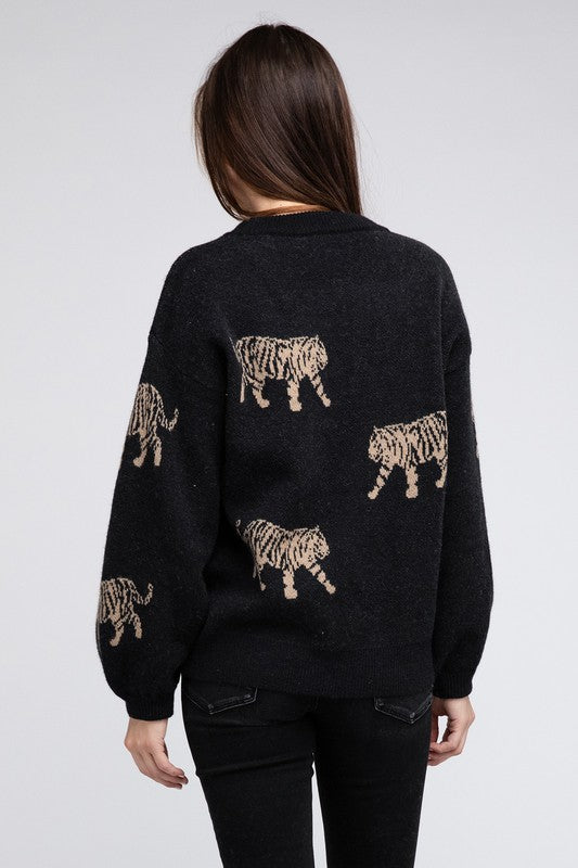 Tiger Pattern Sweater - BiBi