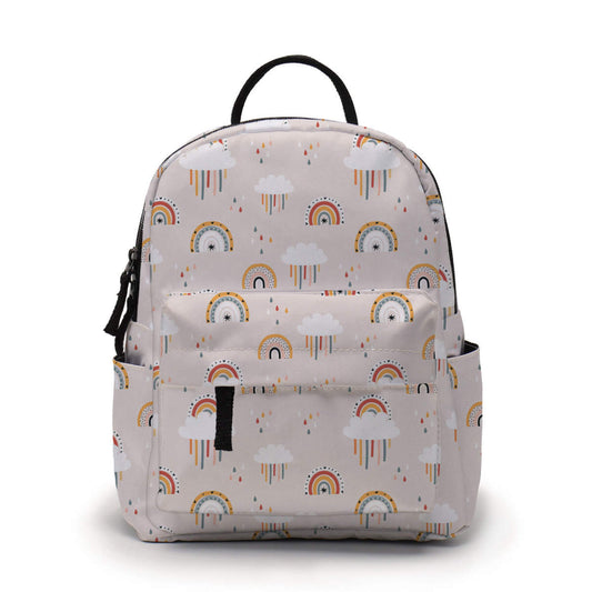 Mini Backpack - Clouds & Rainbow
