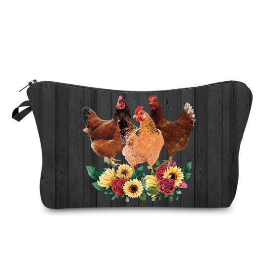 Pouch - Chickens & Sunflowers