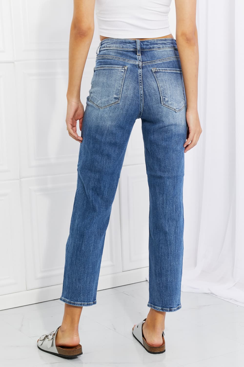 RISEN Emily High Rise Relaxed Jeans