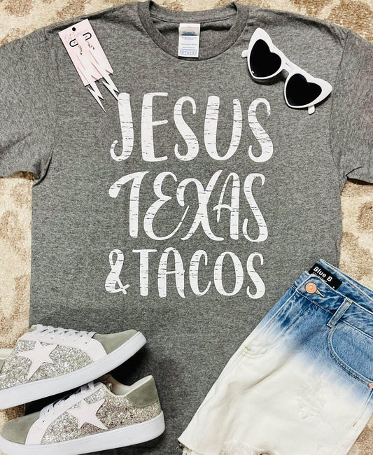 Jesus, Texas, & Tacos Tee