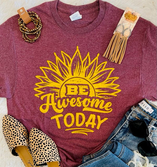 Be Awesome Today Graphic Tee