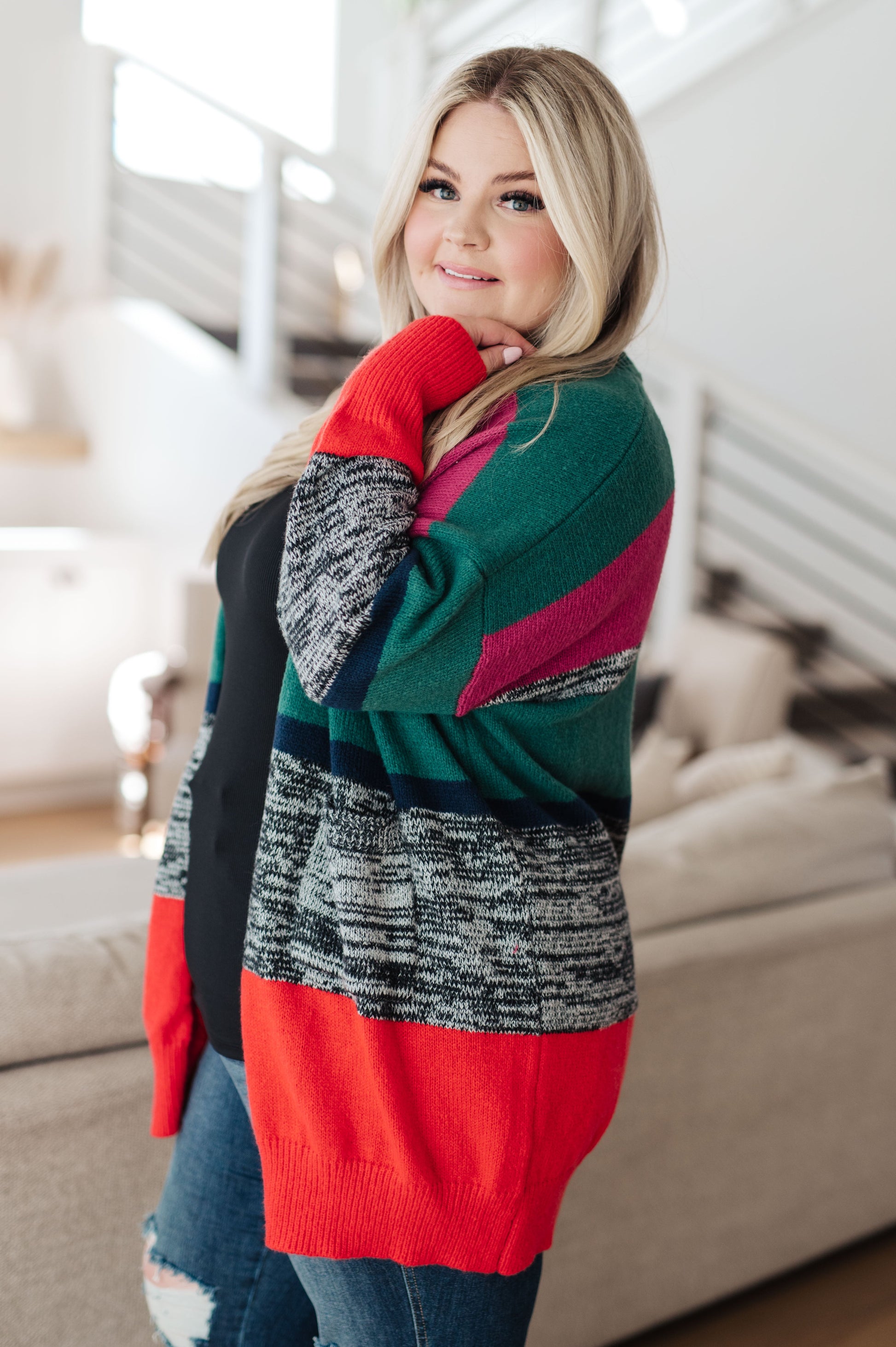 Keep it Cozy Striped Cardigan - Haptics