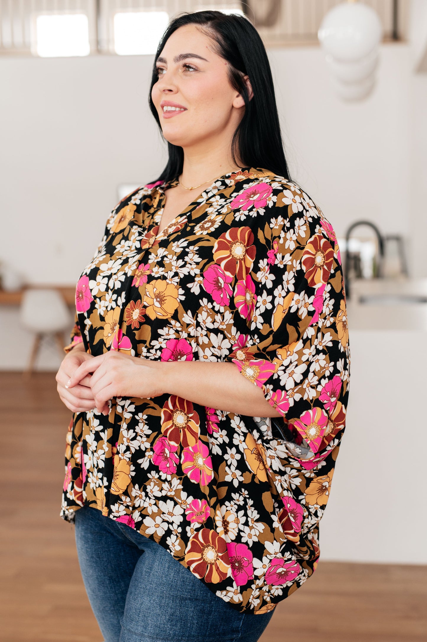 Take Another Chance Floral Print Top - Andree By Unit