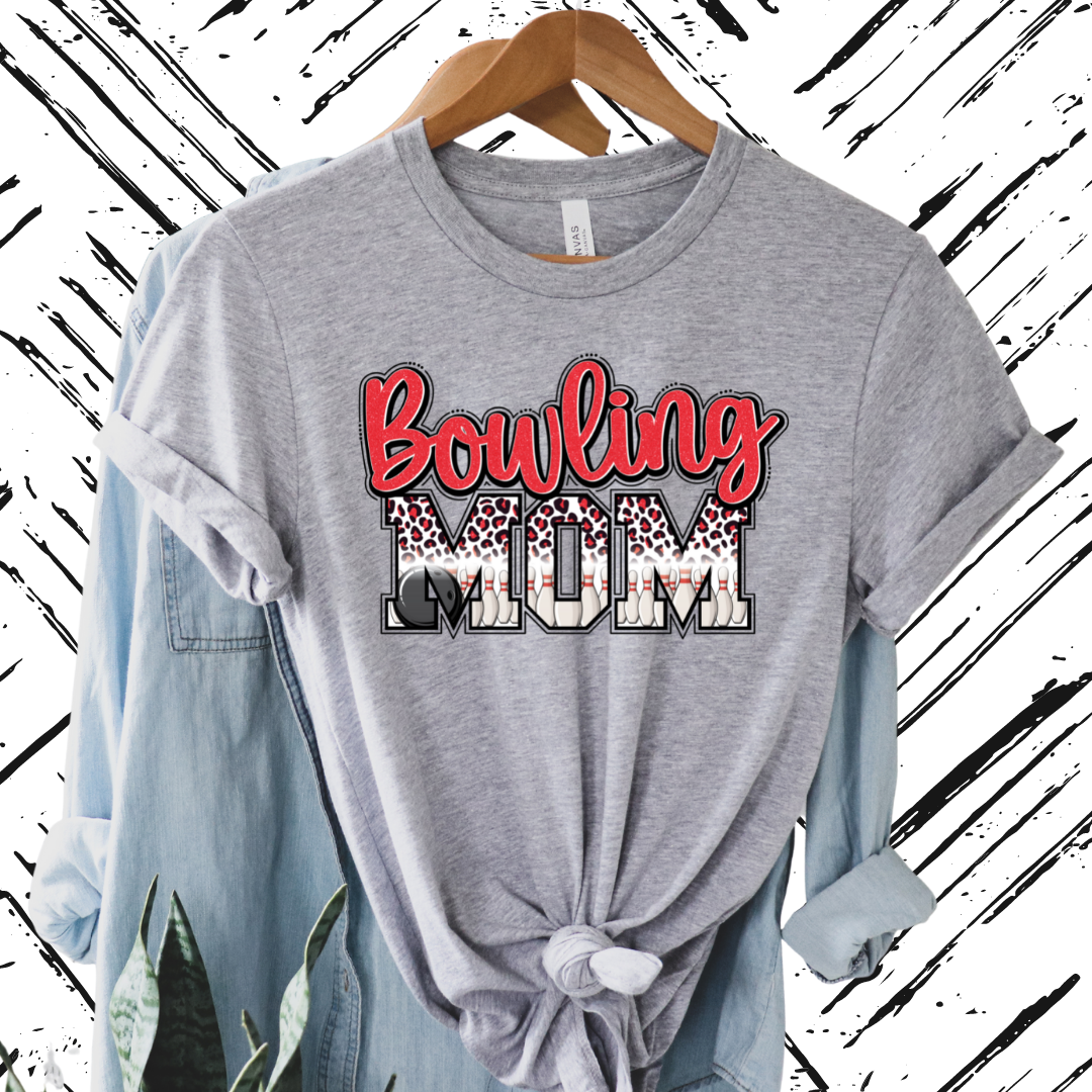 Bowling mom tee / multiple color options