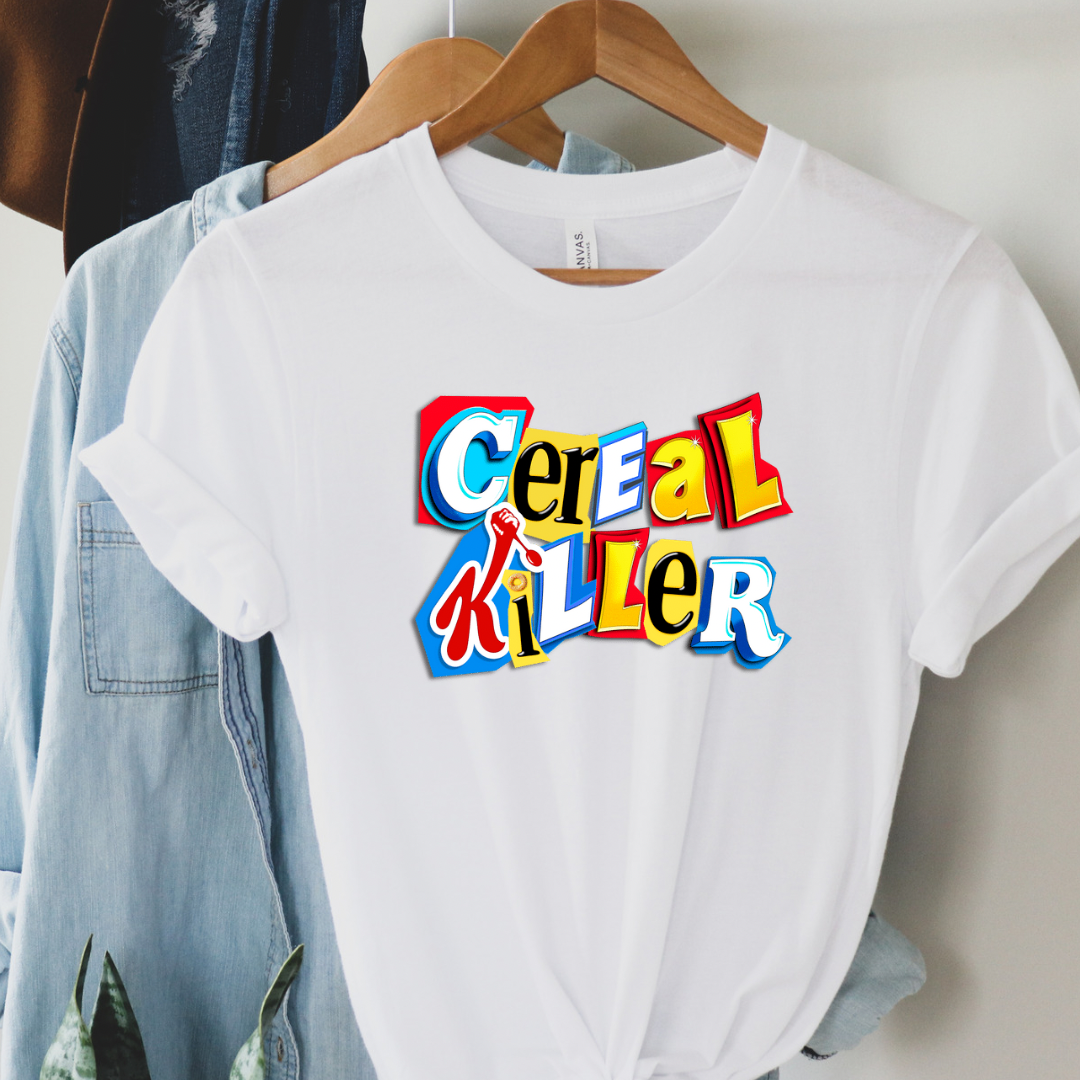 Cereal Killer Tee / Multiple Color Options