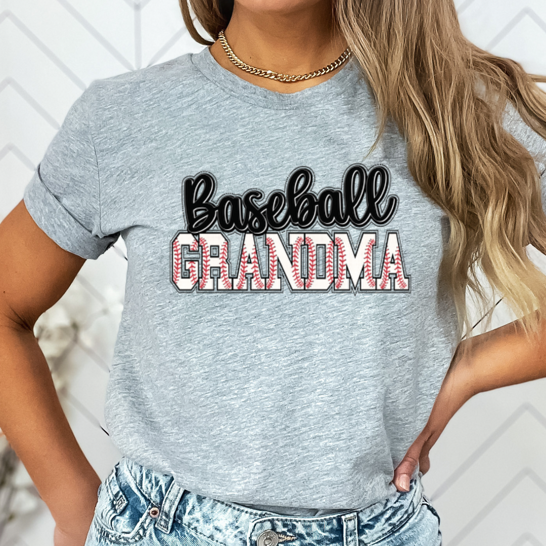 Baseball Grandma Tee or Sweatshirt