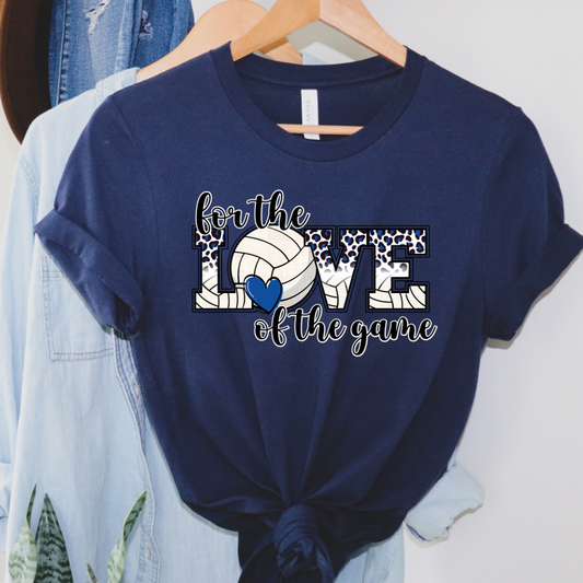 Volleyball For the love of the game tee / multiple color options