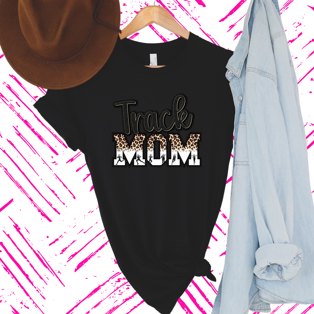 Track mom tee / multiple color options