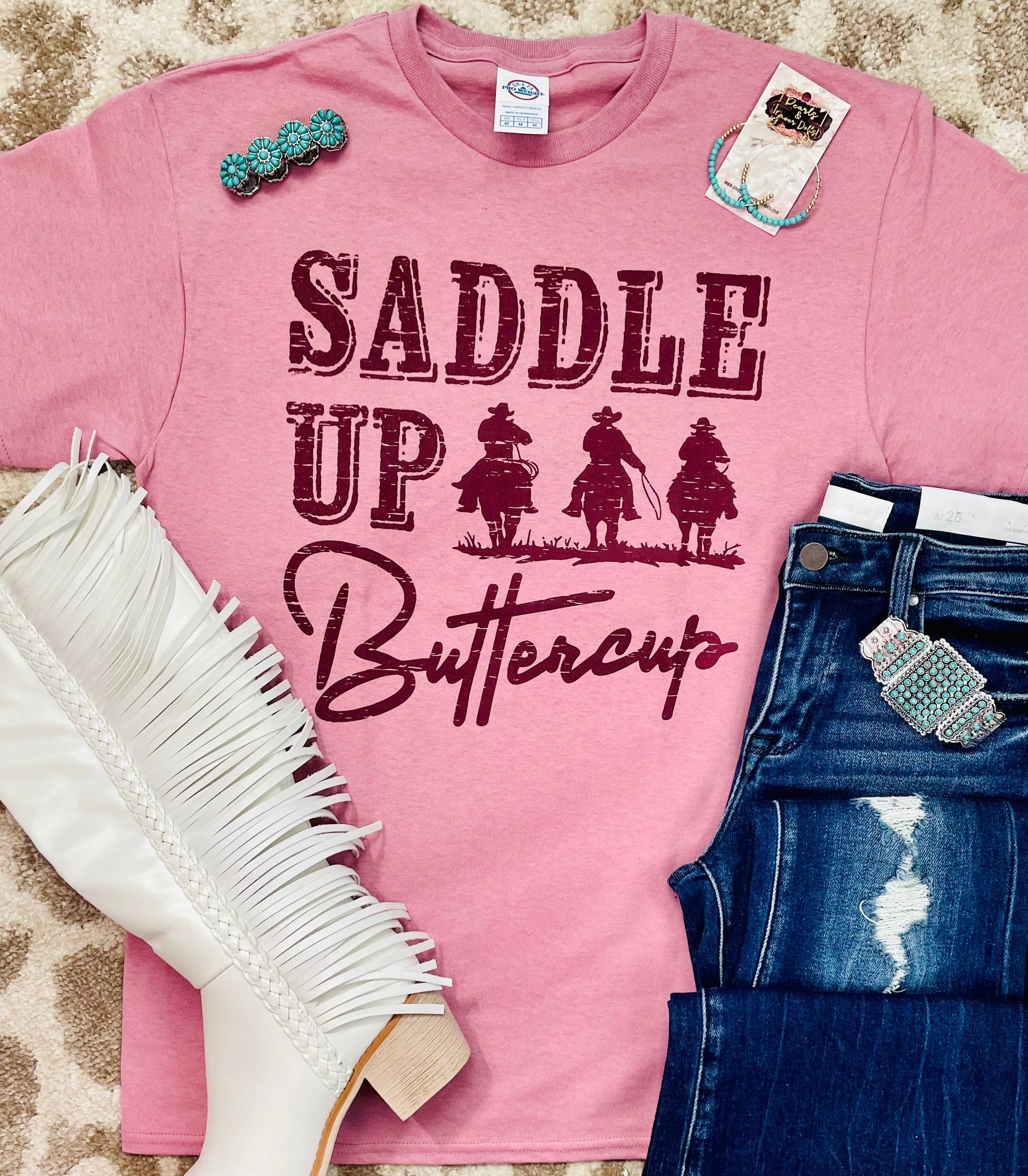 Saddle Up Buttercup Tee