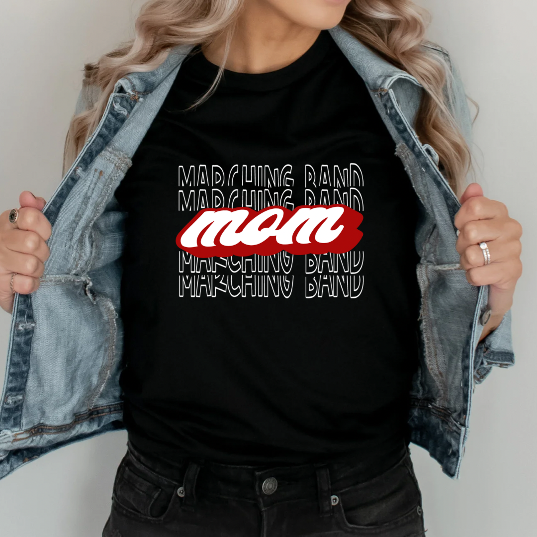 Marching band mom tee / multiple color options