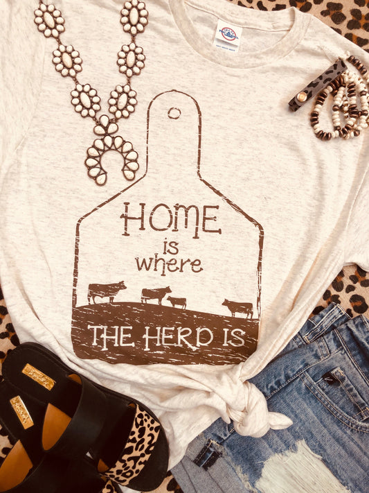 Home is Where the Herd Is tee