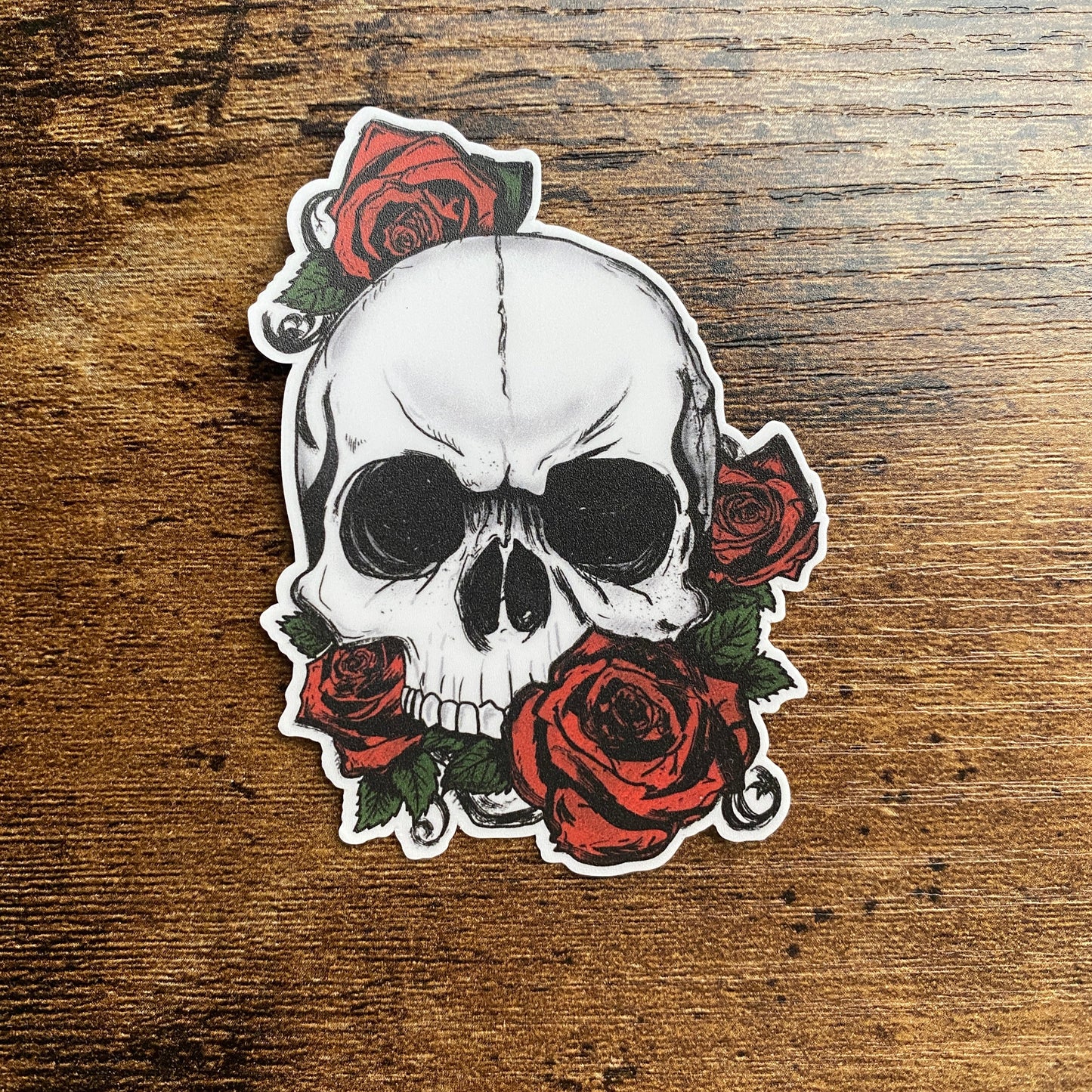 Vinyl Sticker - Rose Skull