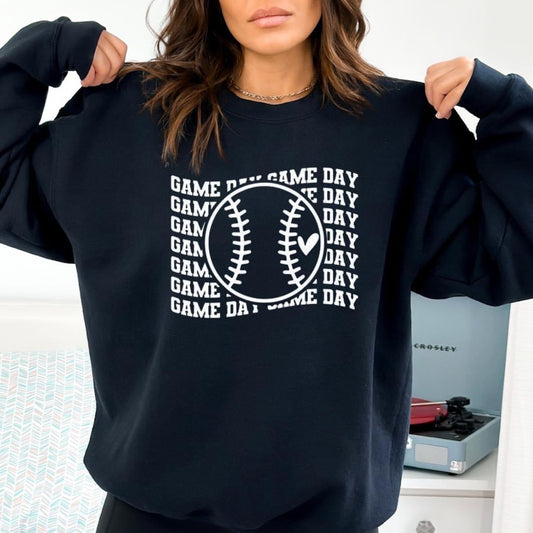 Game Day Baseball Tee or Sweatshirt