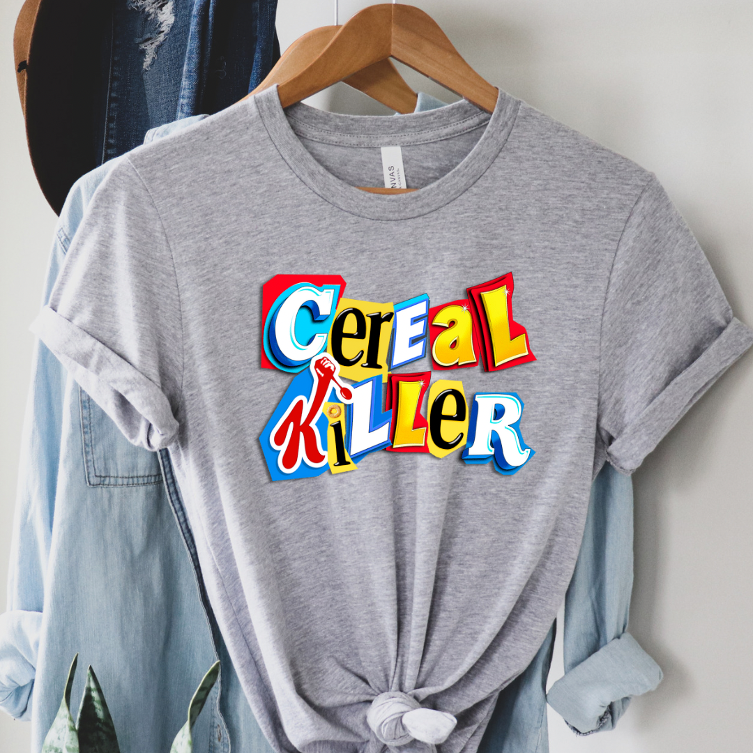 Cereal Killer Tee / Multiple Color Options