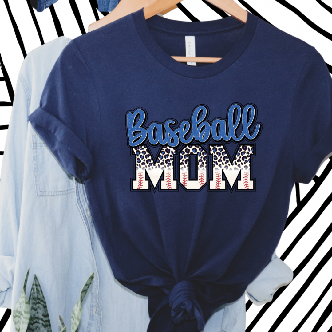 Baseball mom tee / multiple color options