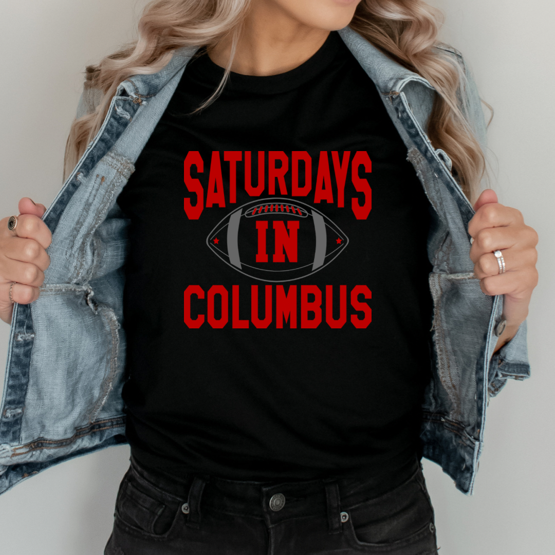 Saturdays in Columbus tee / multiple color options
